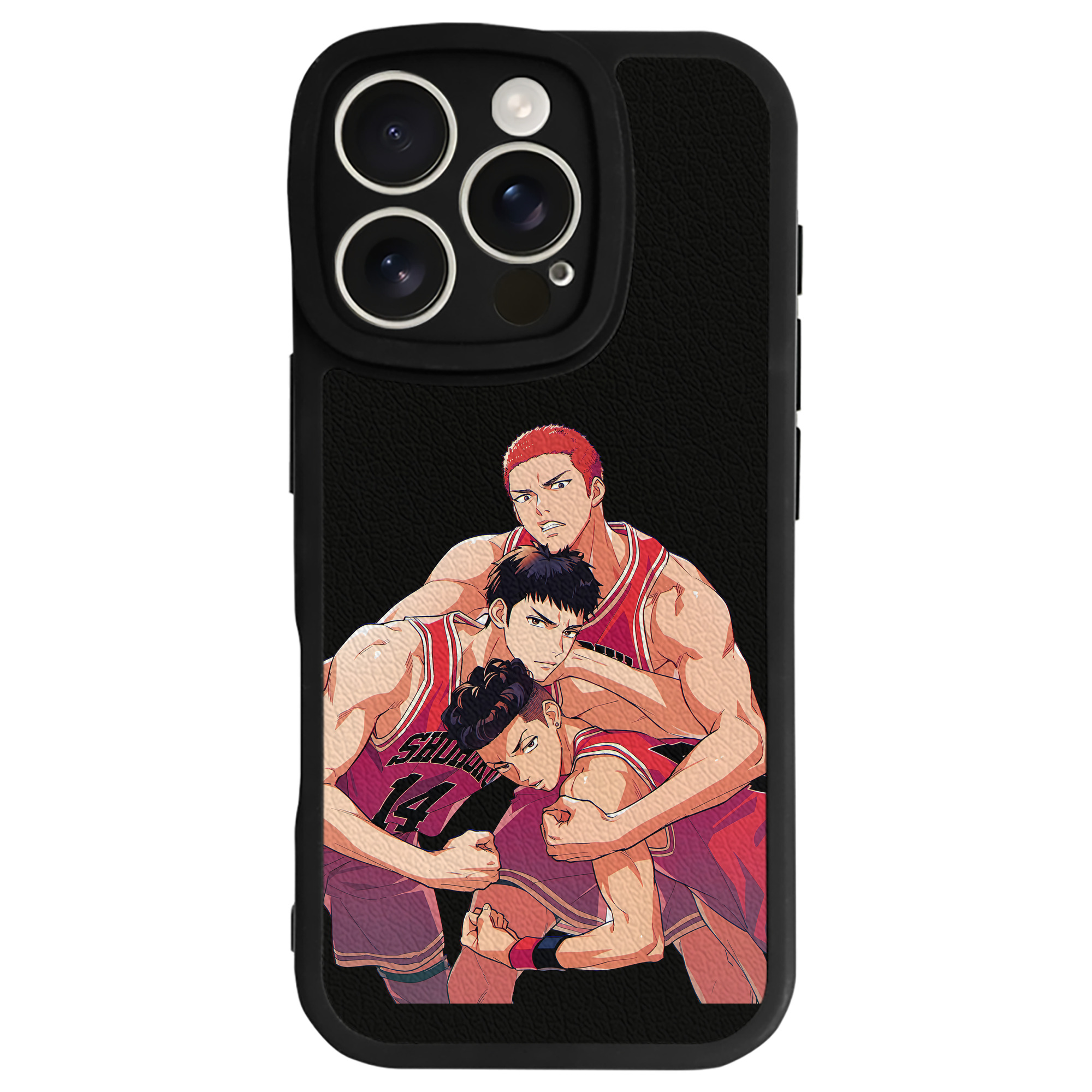 （画像用） SLAM DUNK／スラムダンク 【iPhone 16シリーズ対応】シリコンスマホケース（レザー調） 材質：シリコン